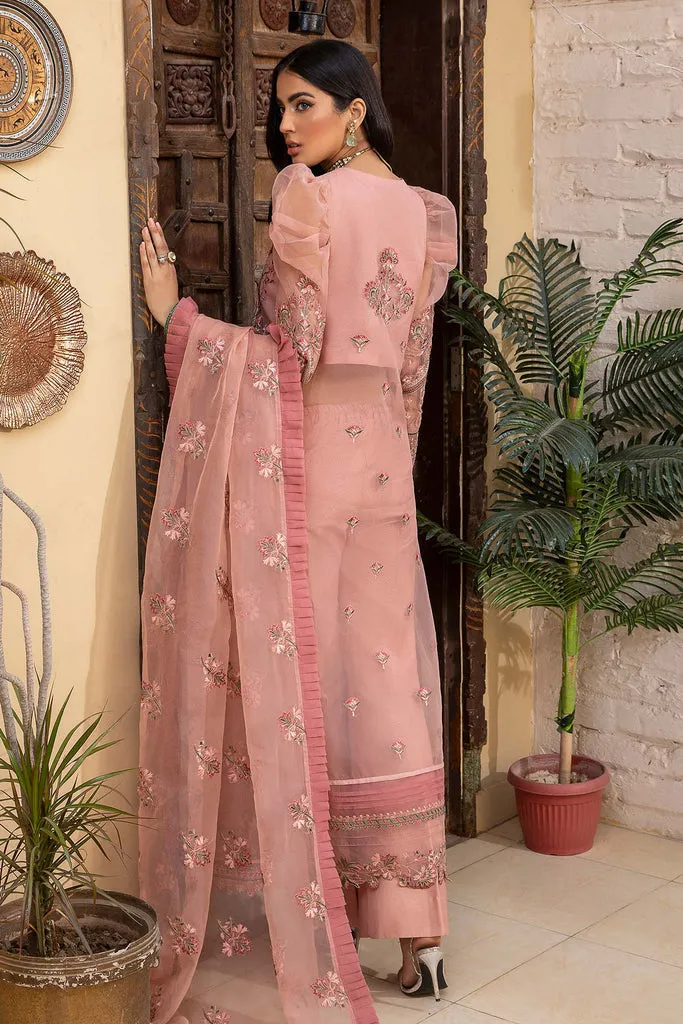 CHM-02 | Charizma Chimmer Chiffon Collection 2022 Vol 1 | Unstitched Embroidered Chiffon Suits