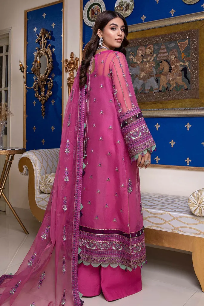 CHM-04 | Charizma Chimmer Chiffon Collection 2022 Vol 1 | Unstitched Embroidered Chiffon Suits