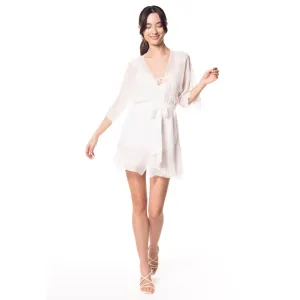 Christine Silk Angels Wrap Robe