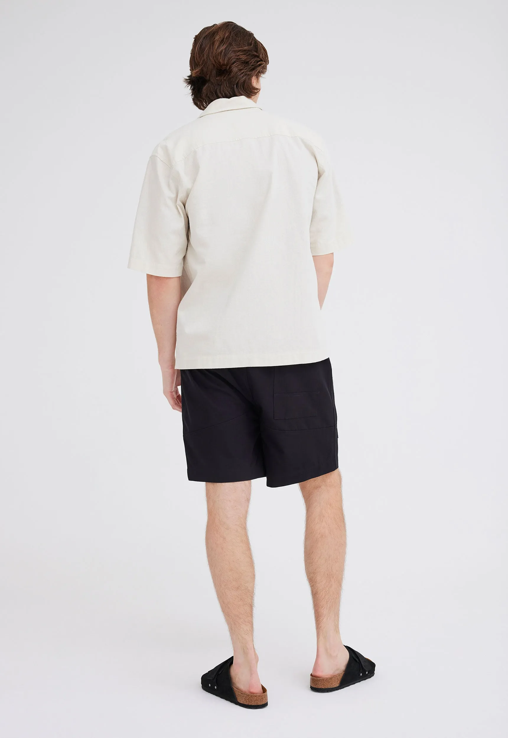 Christopher Cotton Linen Shirt - Cloth Cream