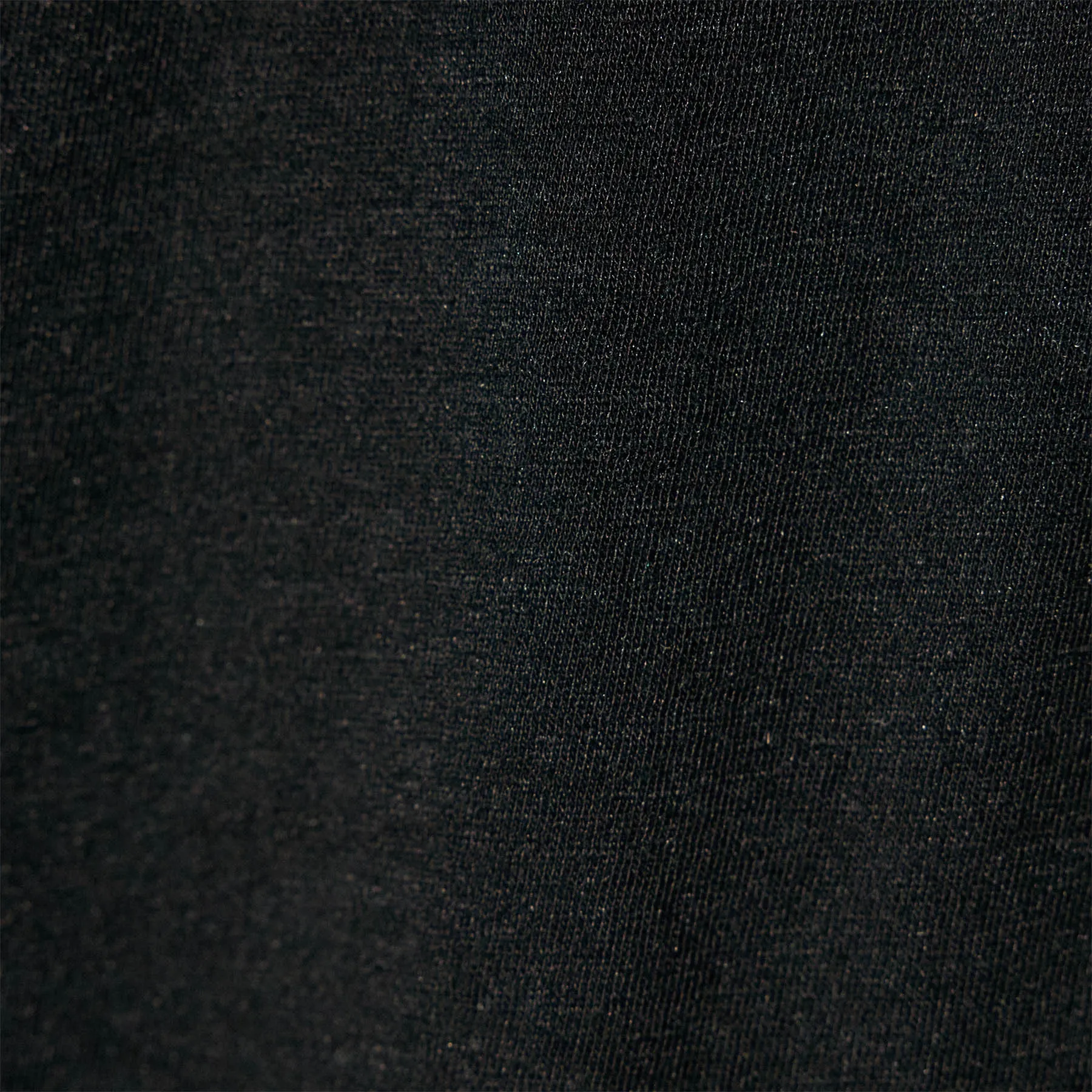 Cotton Linen Silk Shell Top - Black