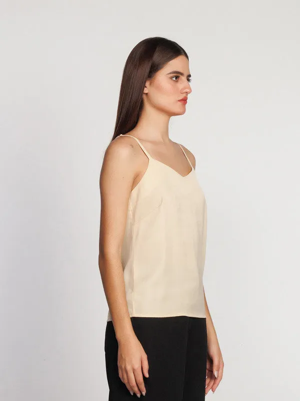Cream Solid Top