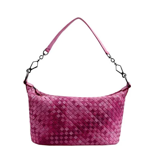 Crossbody Woven Sheepskin  Bag