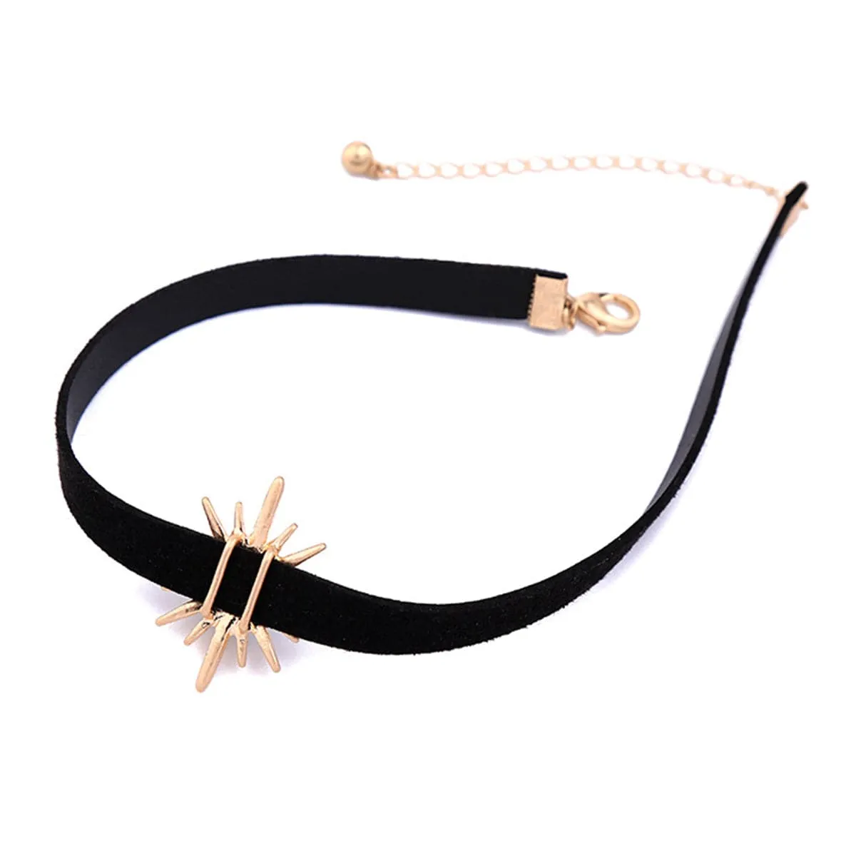 Crystal & Cubic Zirconia Sun Choker