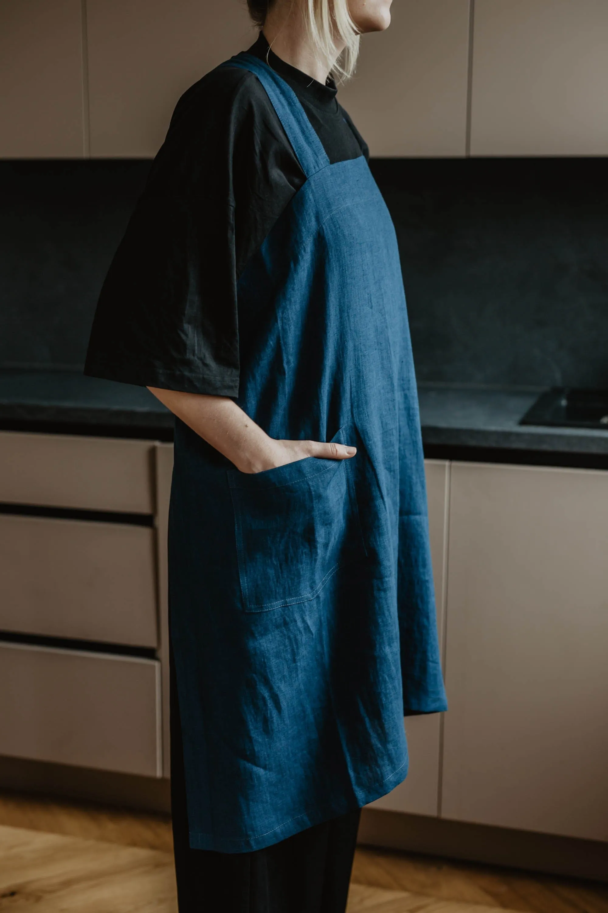 Dirvolira Linen Pinafore Apron | Multiple Colours