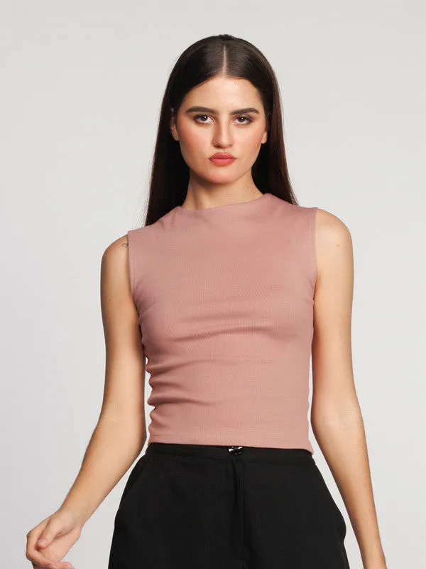 Dull Pink Solid Top