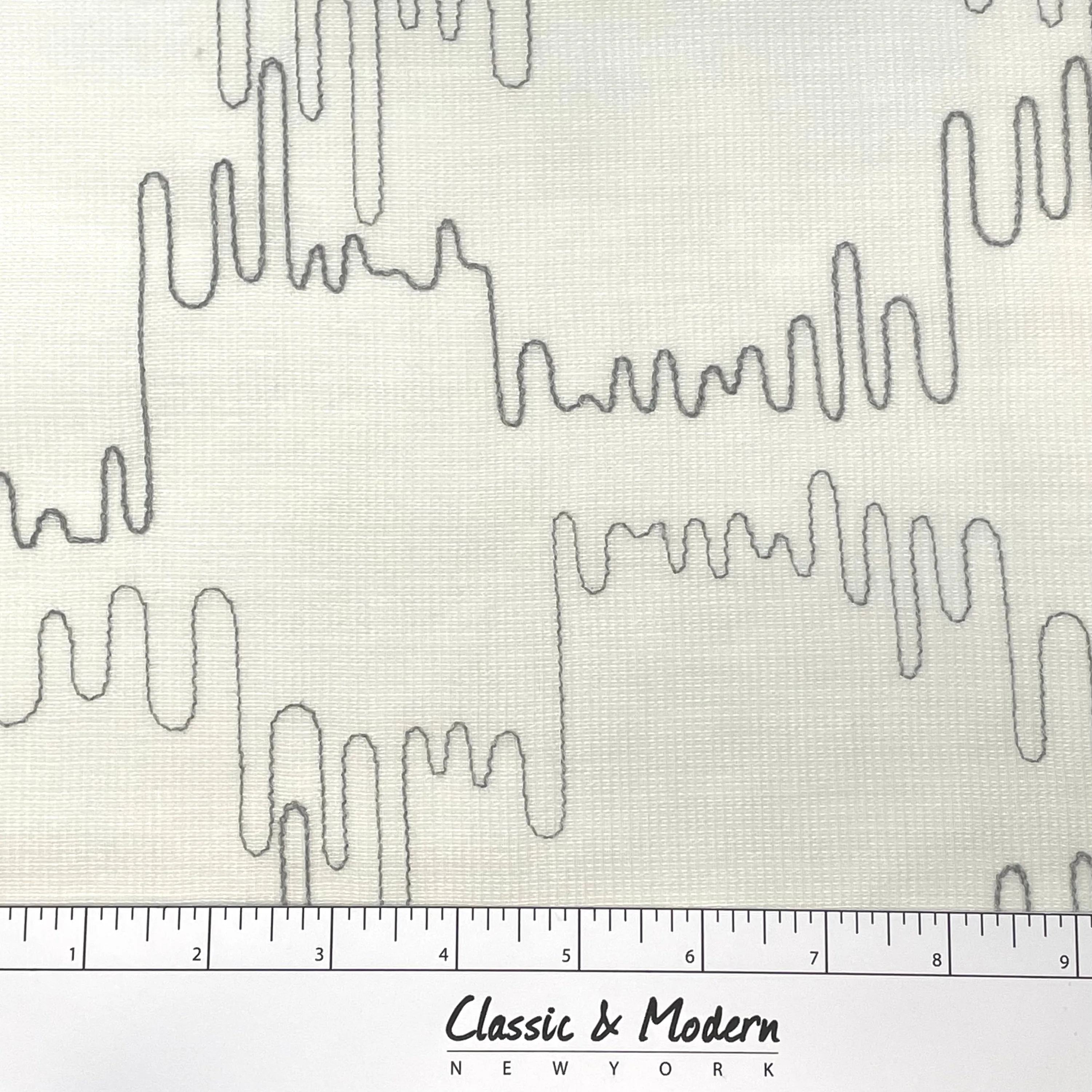Embroidery Abstract Blend Linen Fabric By The Yard/CL1062