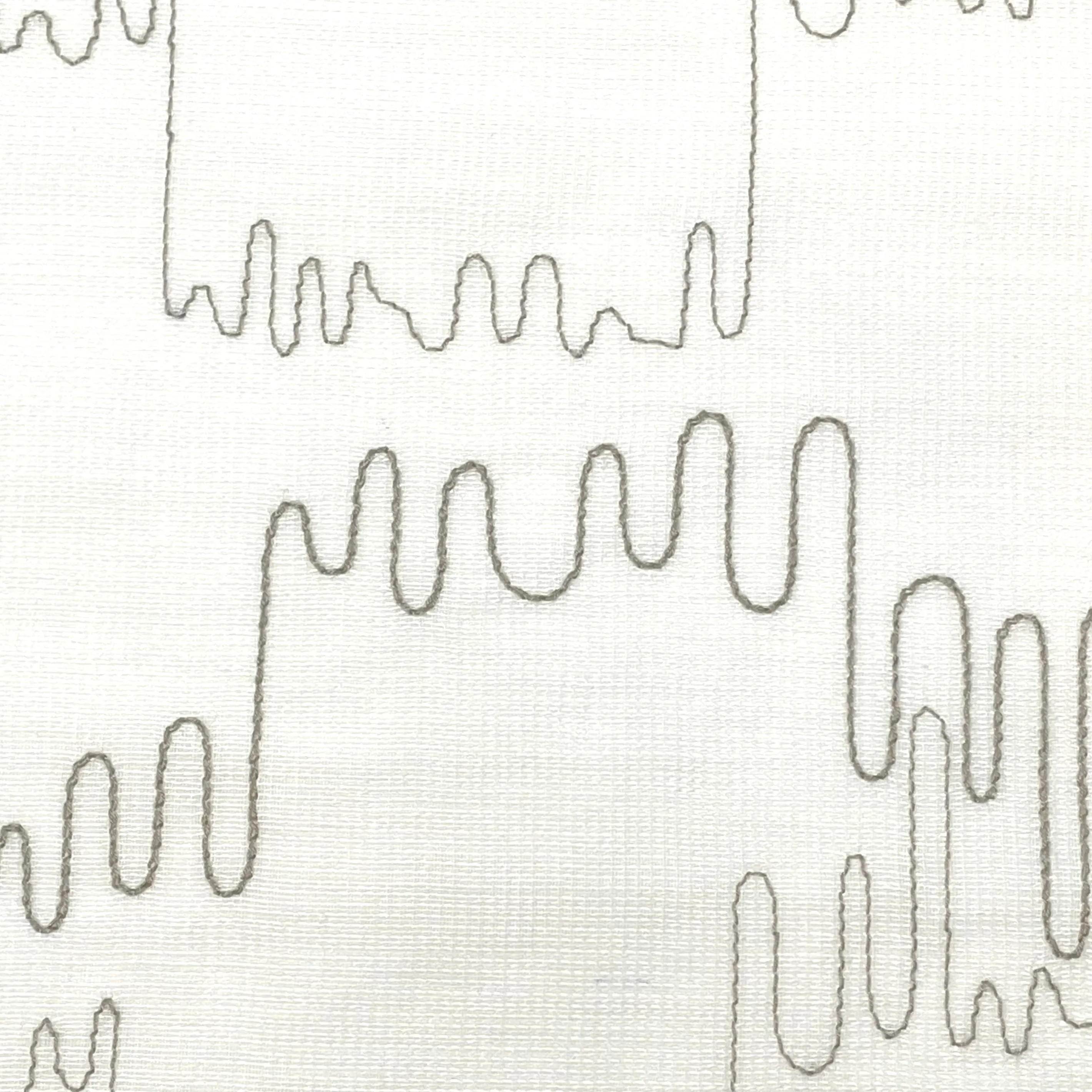 Embroidery Abstract Blend Linen Fabric By The Yard/CL1062