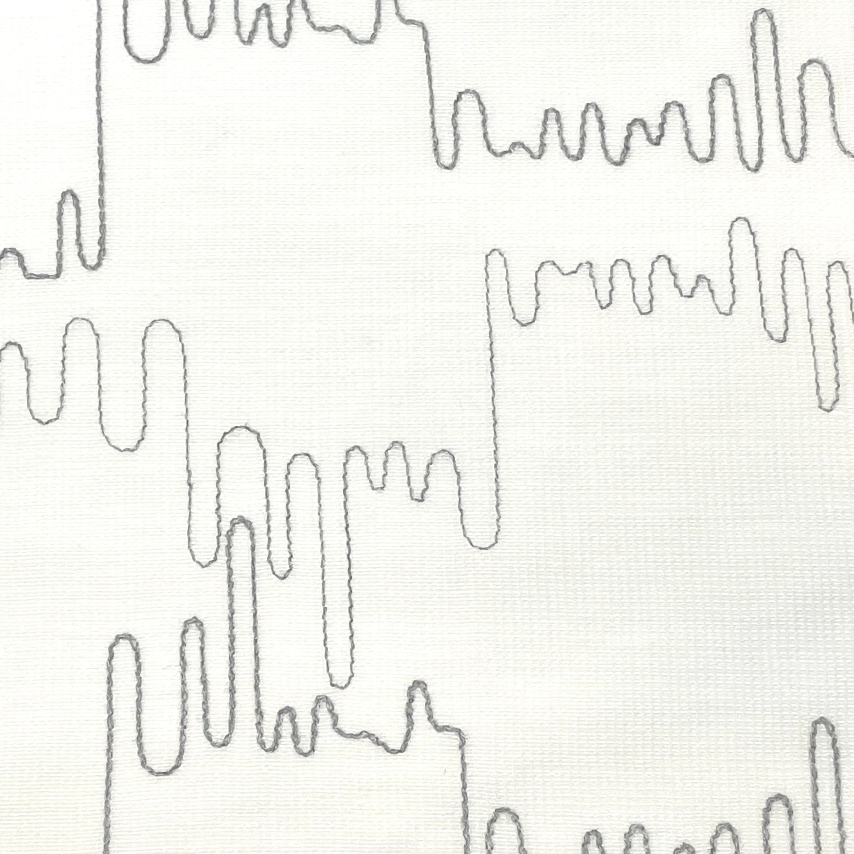 Embroidery Abstract Blend Linen Fabric By The Yard/CL1062