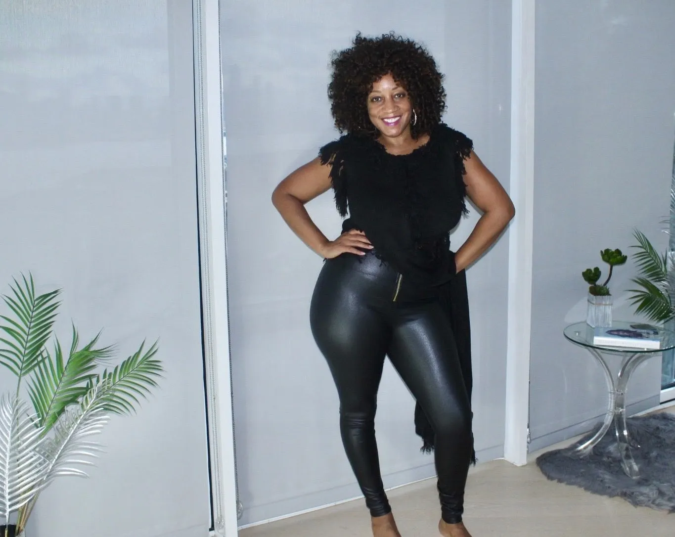 Essentiel Faux Leather Leggings