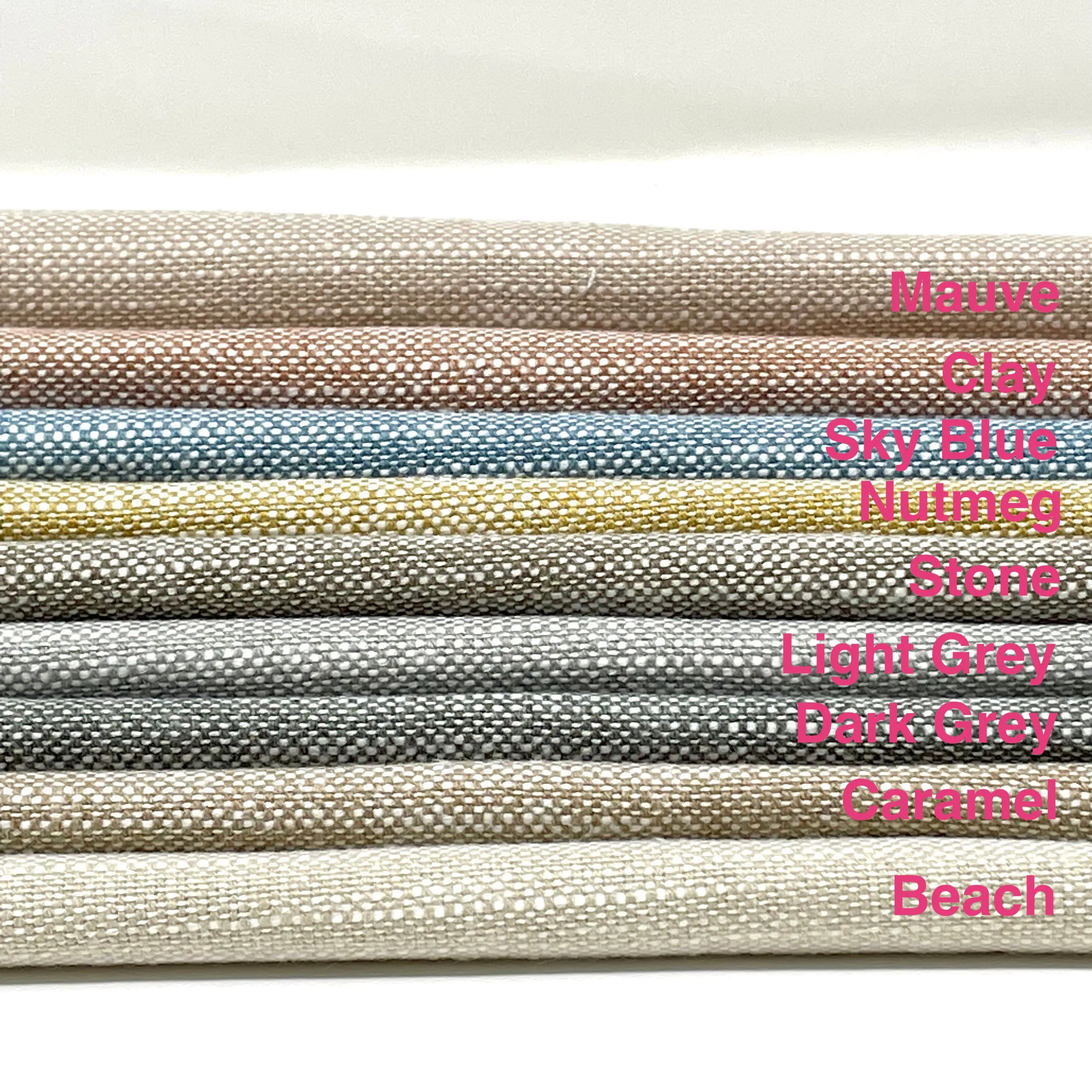 Faux Linen Cotton Fabric By The Yard/CL1057