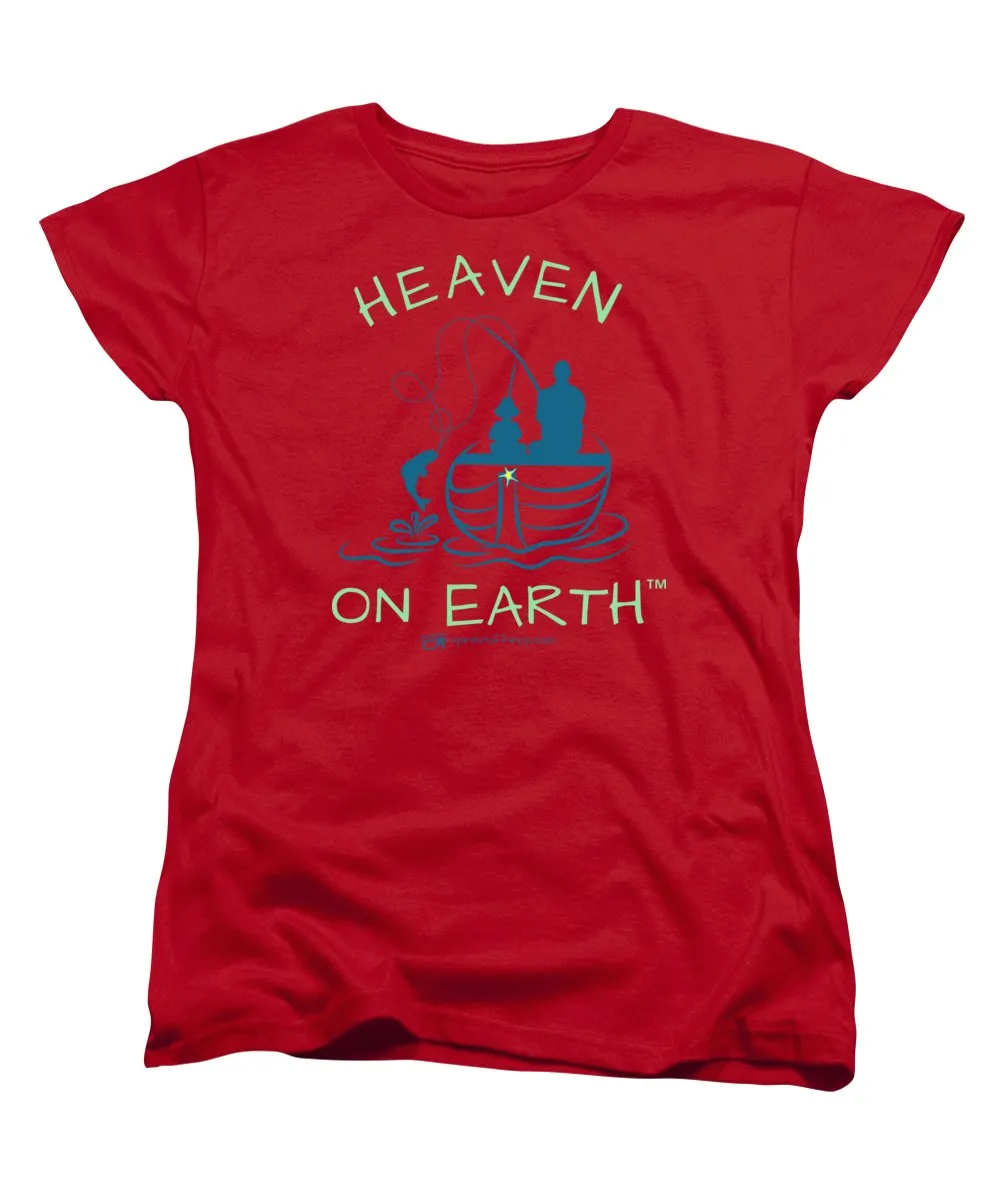 Fishing Heaven On Earth - Women's T-Shirt (Standard Fit)