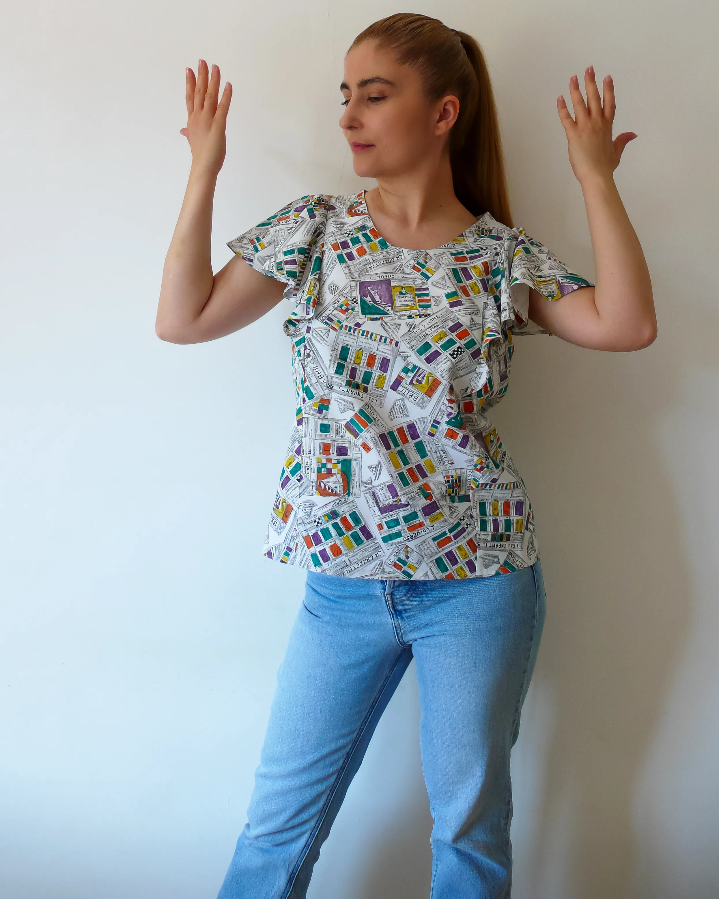 Flouncy Top Sewing Pattern N.96