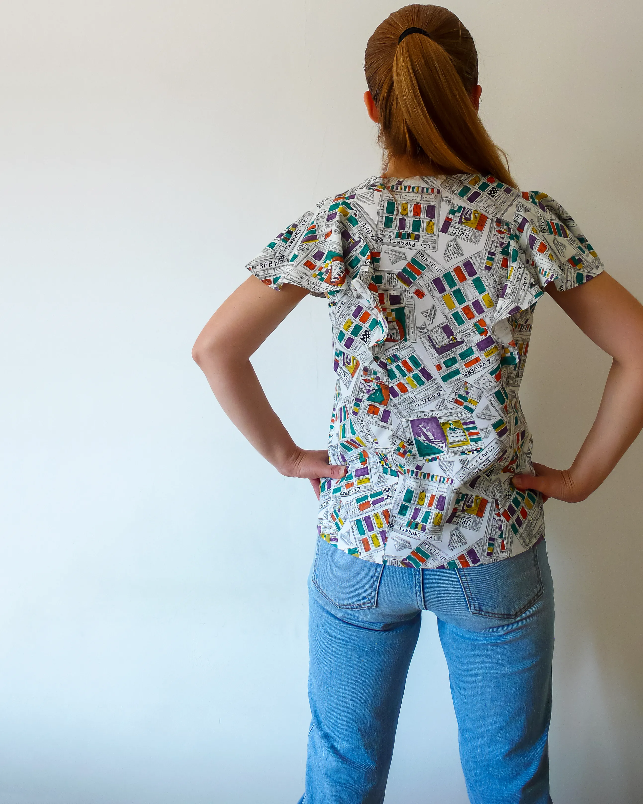Flouncy Top Sewing Pattern N.96