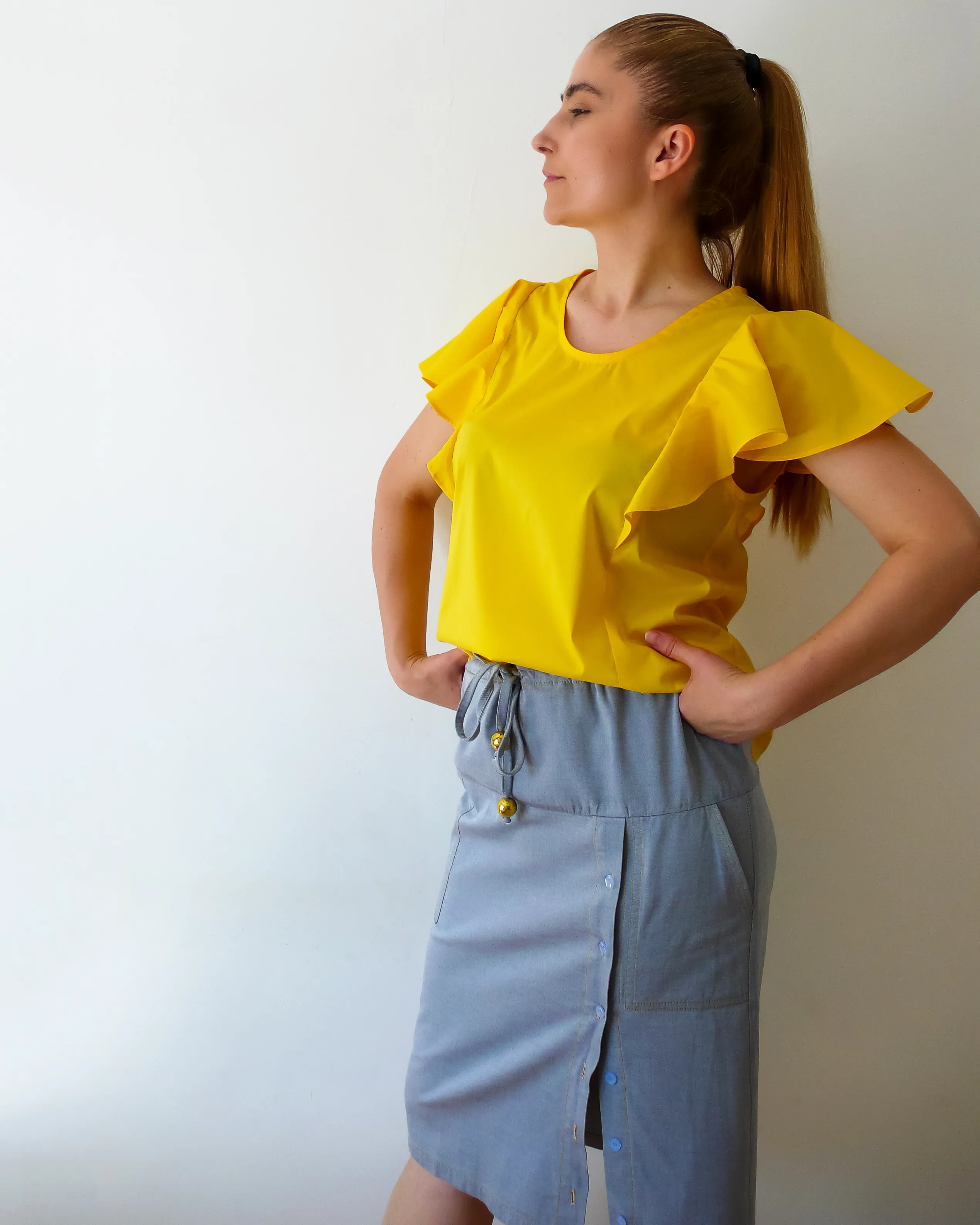 Flouncy Top Sewing Pattern N.96