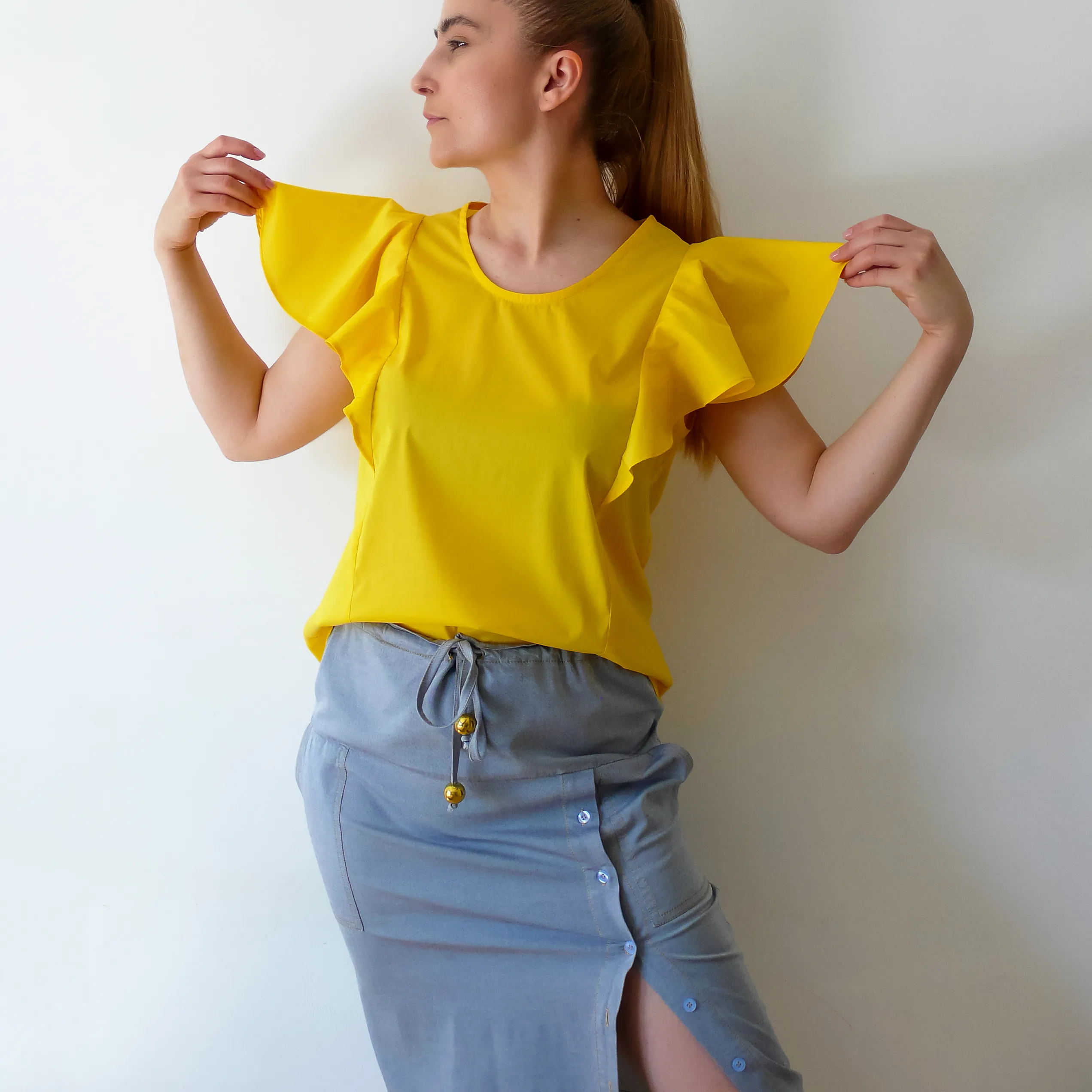 Flouncy Top Sewing Pattern N.96