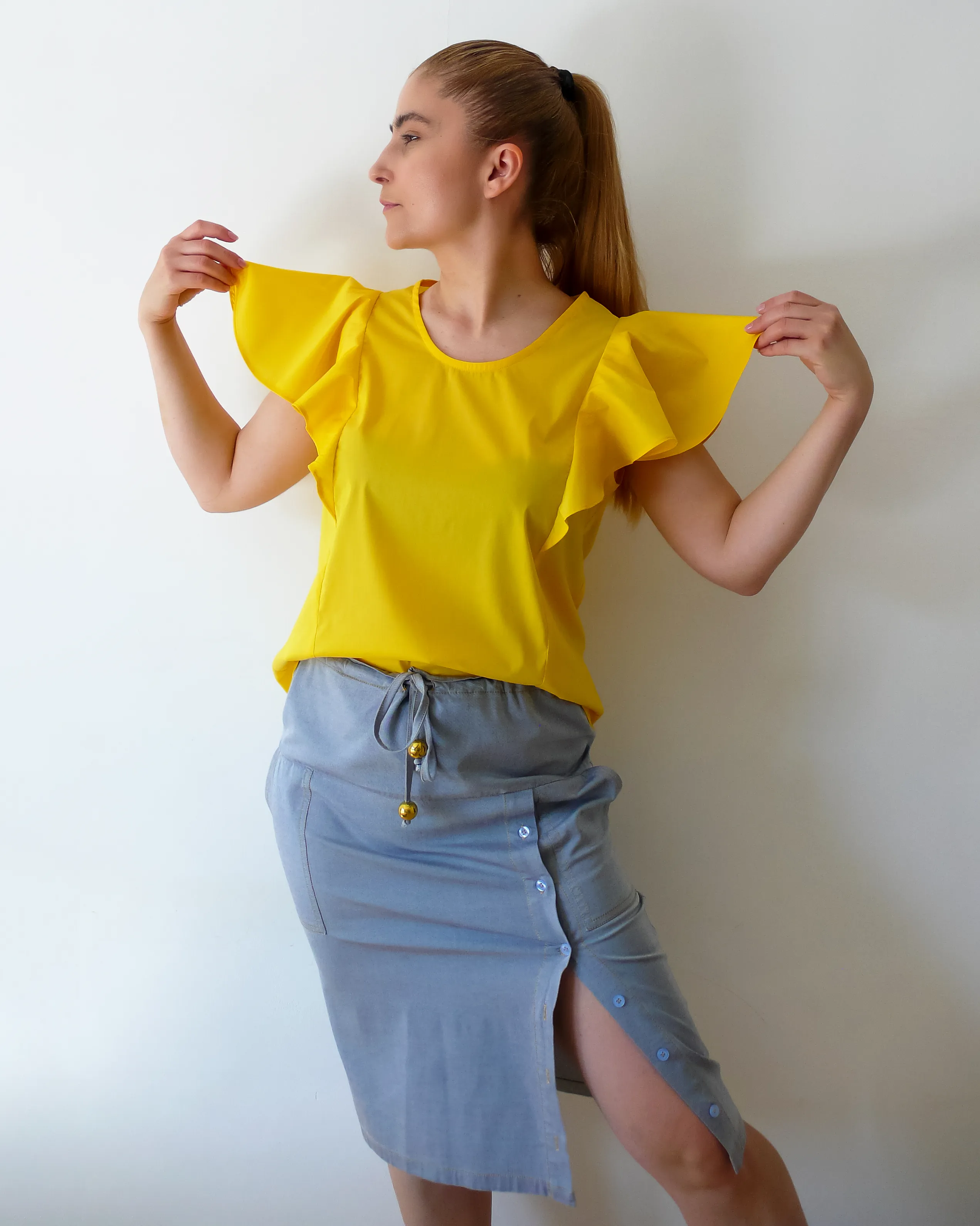 Flouncy Top Sewing Pattern N.96