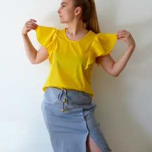 Flouncy Top Sewing Pattern N.96