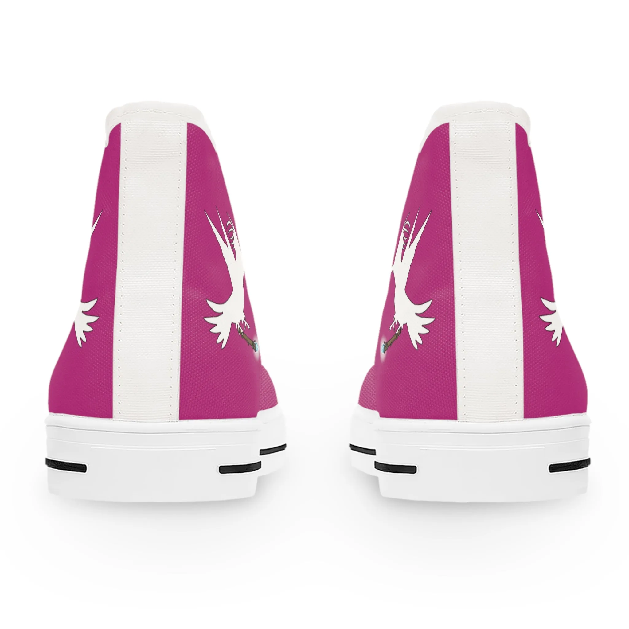 Fusia Wizard Wand Women's High Top Sneakers