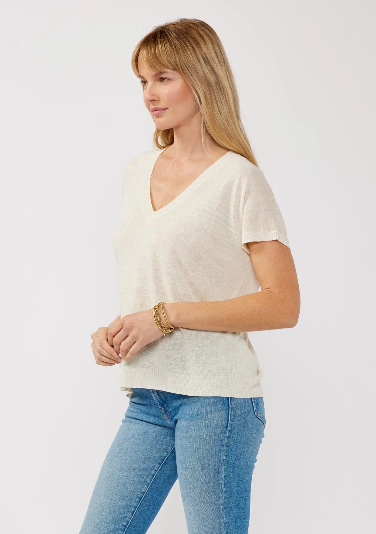 Gabby Linen Tee