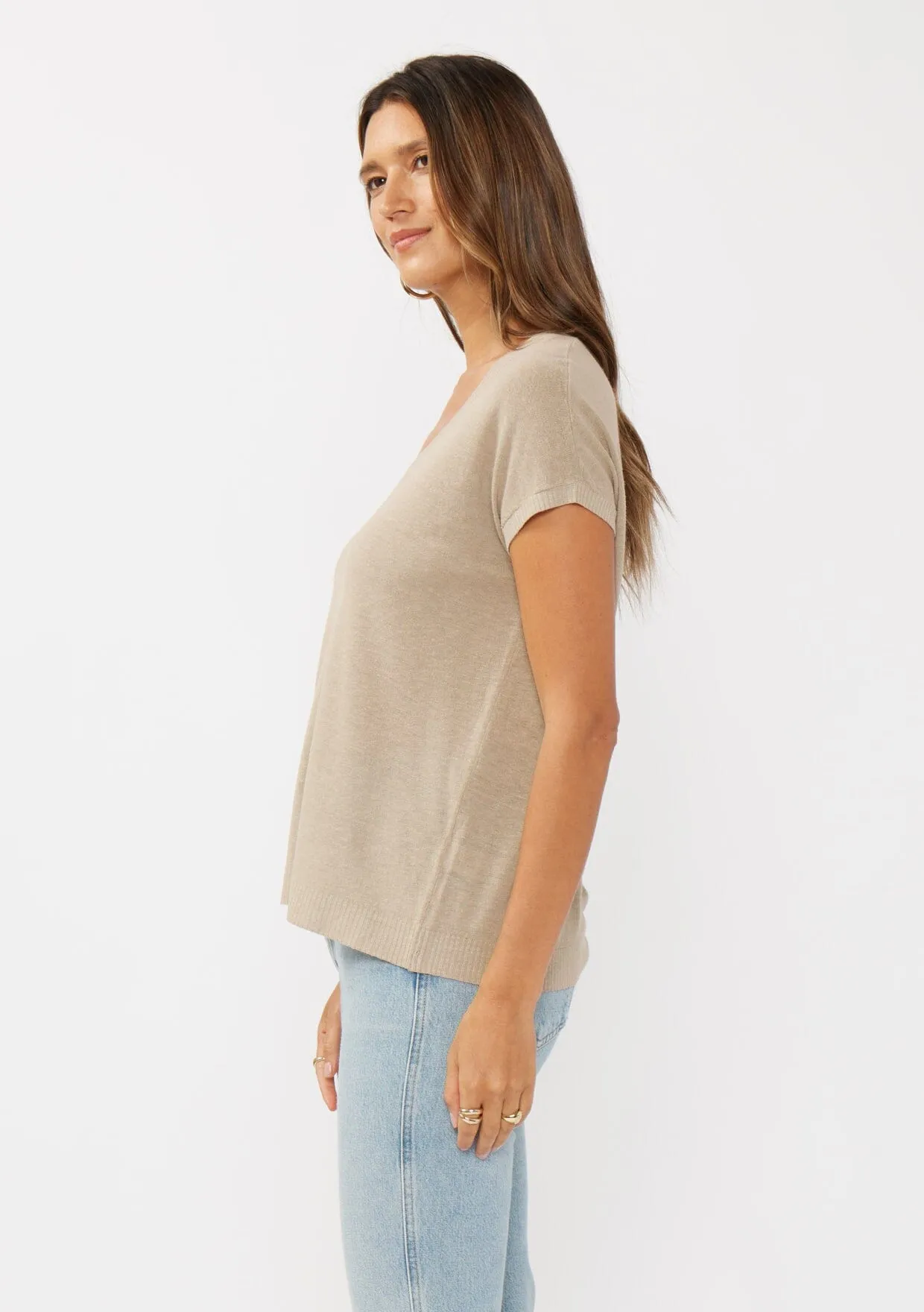Gabby Linen Tee