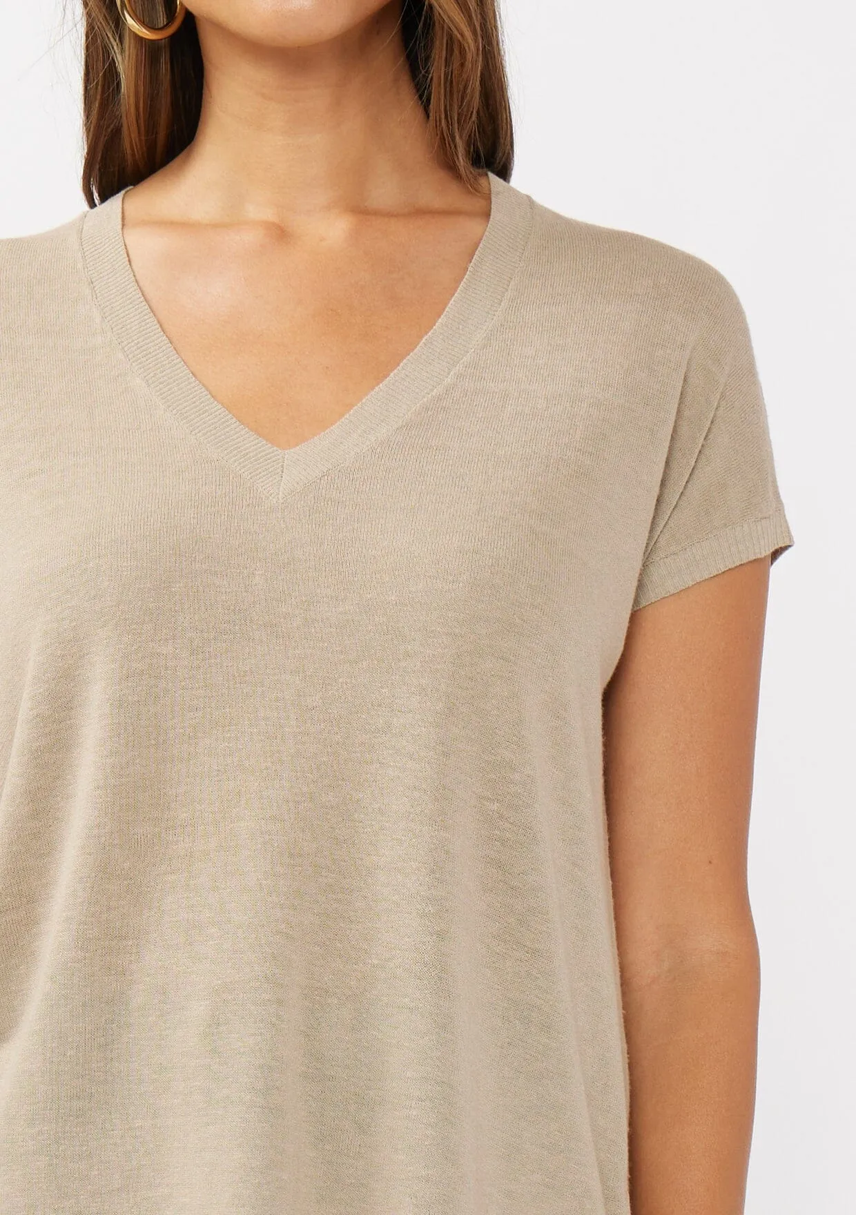 Gabby Linen Tee