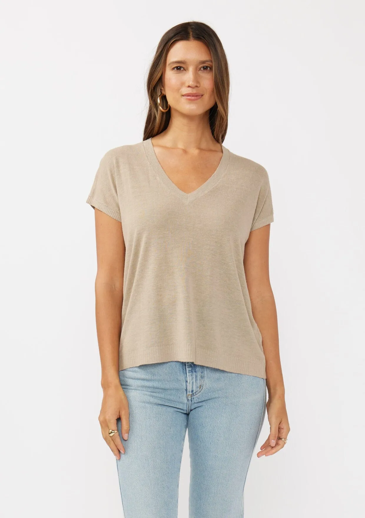 Gabby Linen Tee