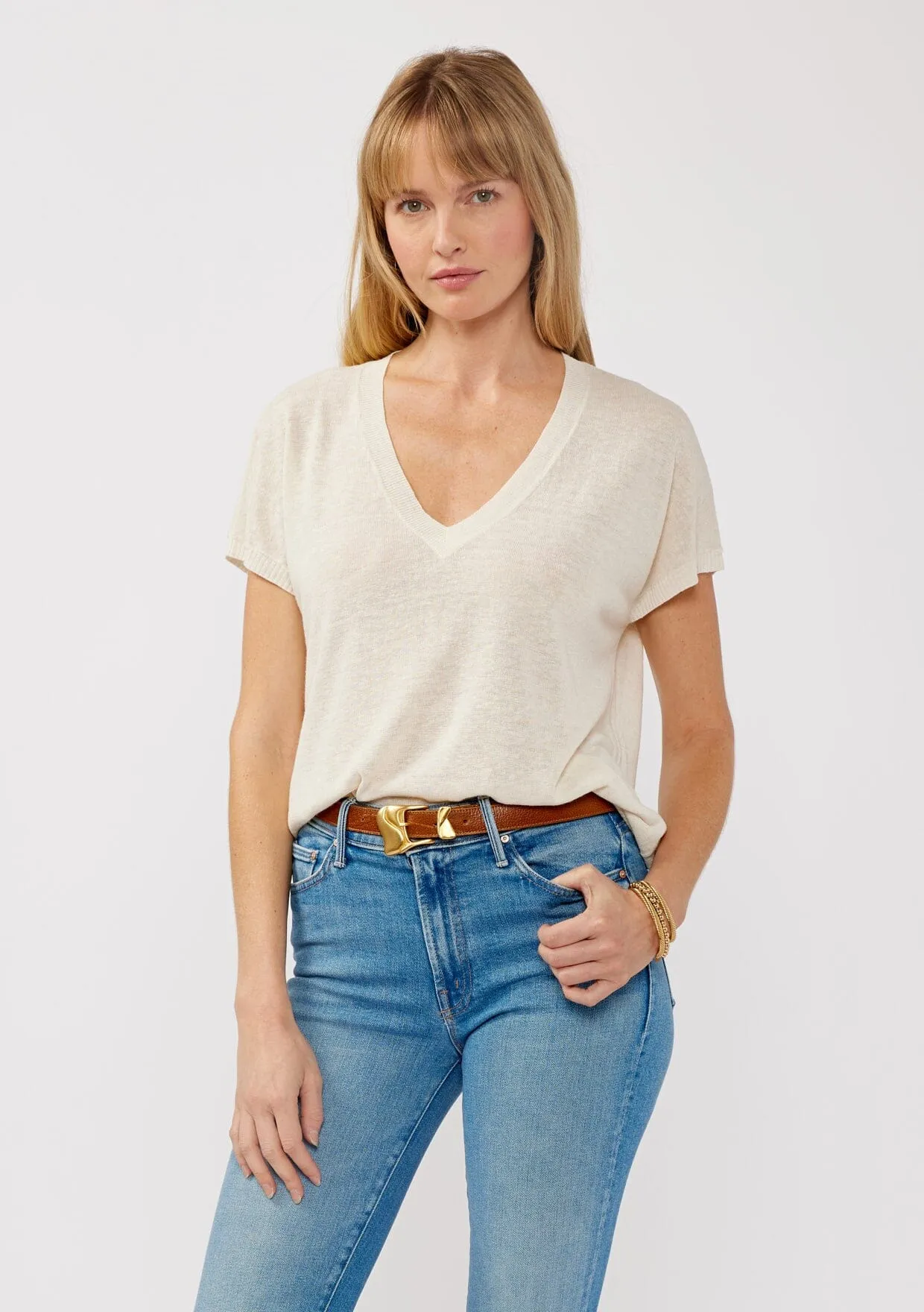 Gabby Linen Tee
