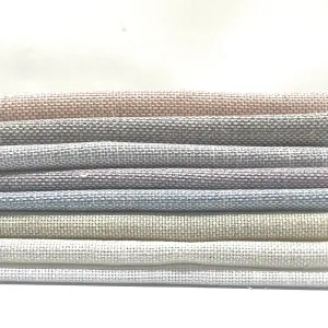Glitter Faux Linen Sheer Fabric By The Yard/CL1082