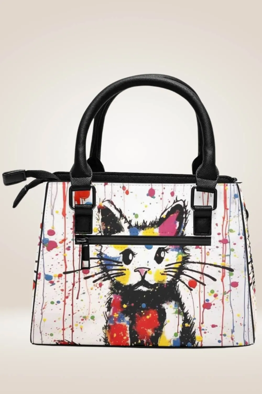 Graffiti Cat Shoulder Bag