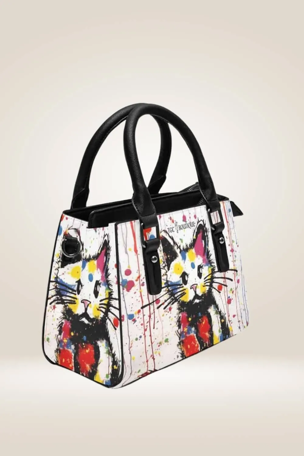 Graffiti Cat Shoulder Bag