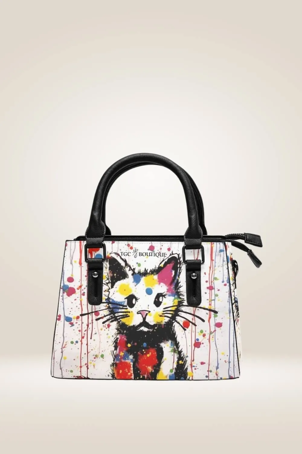 Graffiti Cat Shoulder Bag