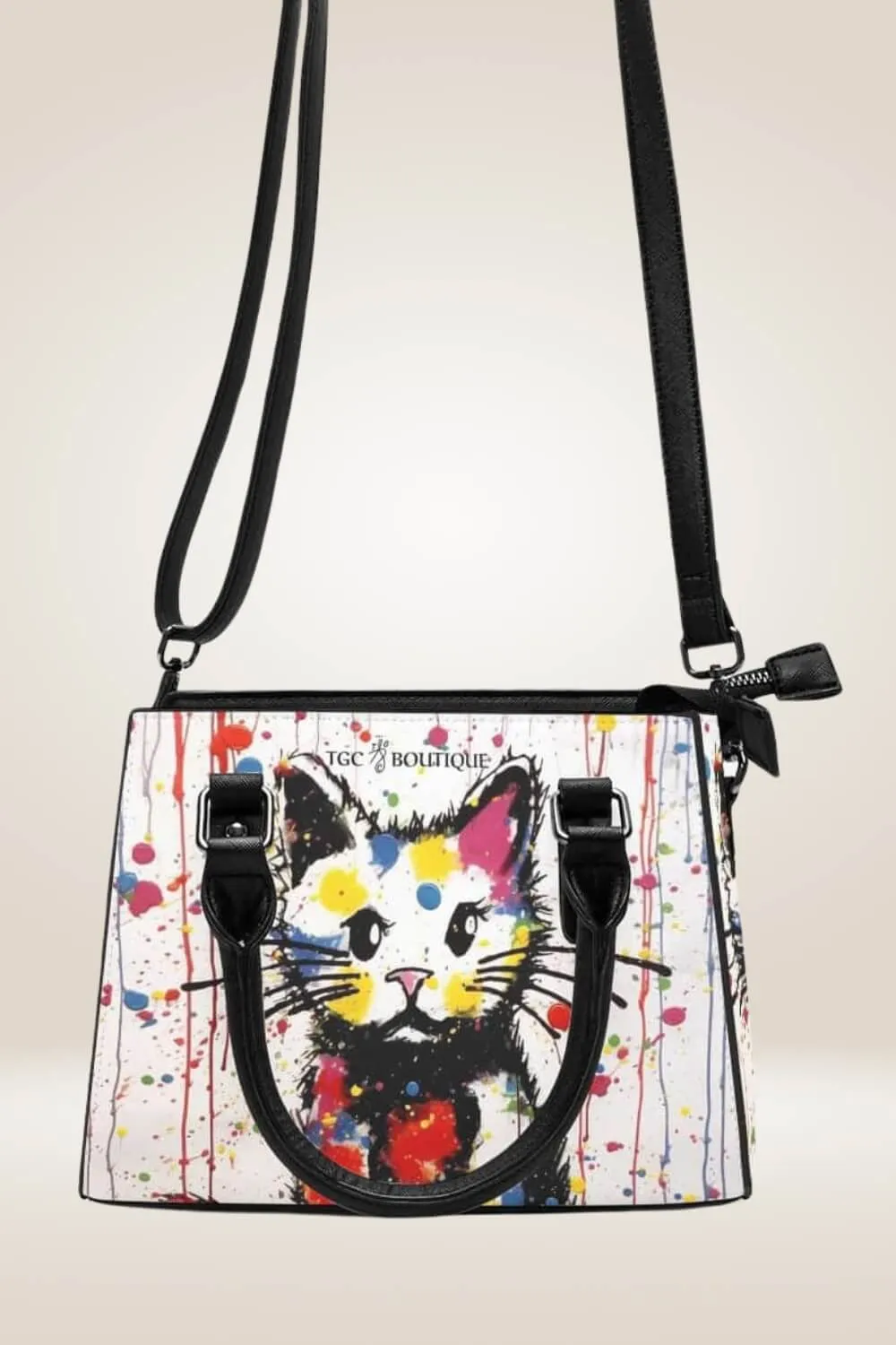 Graffiti Cat Shoulder Bag