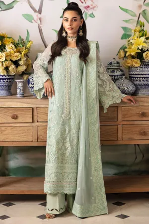 GULAAL | Embroidered Chiffon '24 V1 | Jade