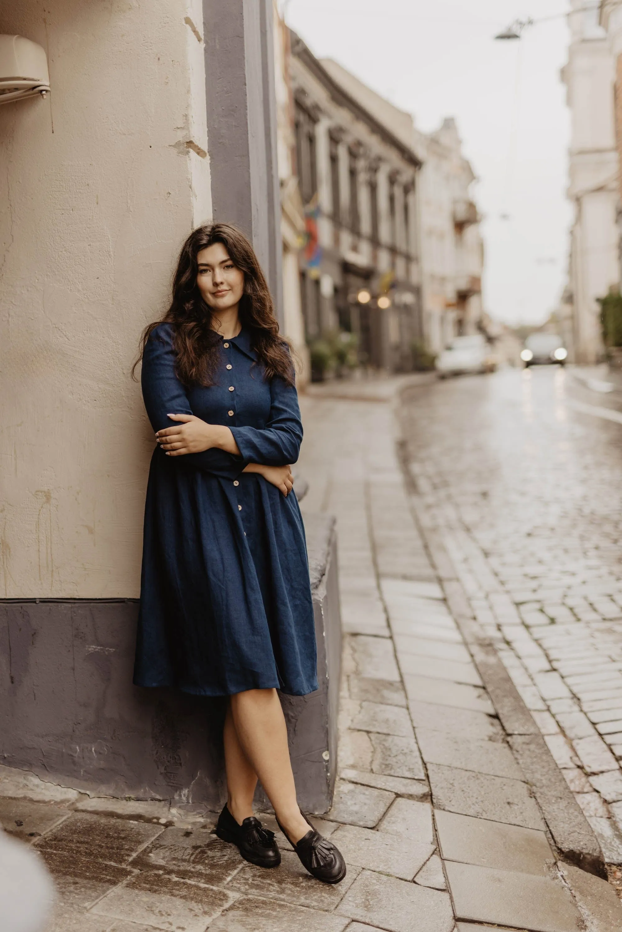 Guze Mama Women's Linen Dress | Multiple Colours