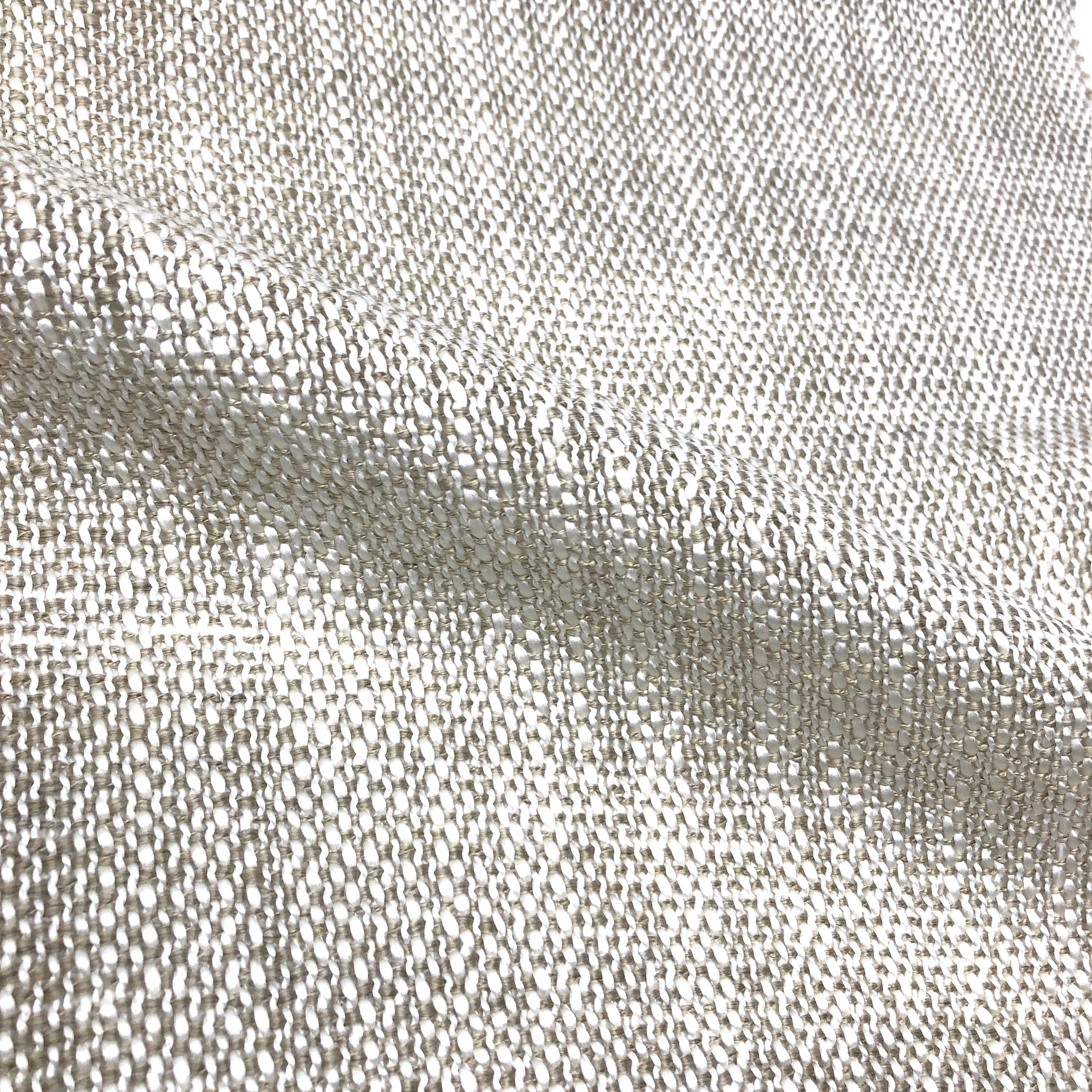Havarti Faux Linen Sheer Fabric By The Yard/CL1030