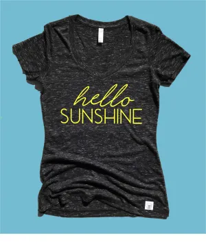Hello Sunshine Shirt - Womens Form Fitting