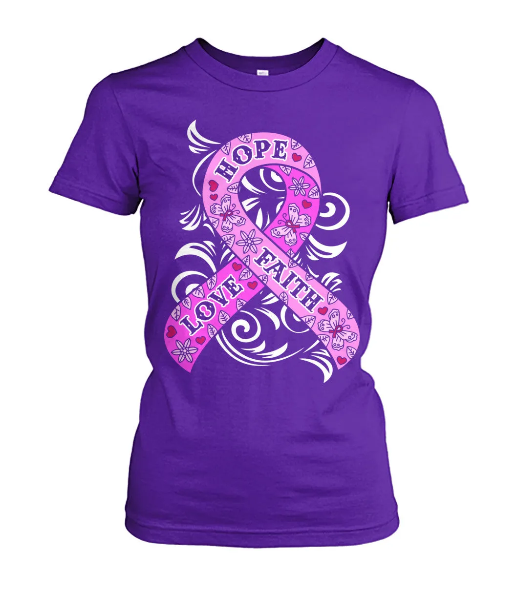 Hope Love Faith Shirts and Long Sleeves