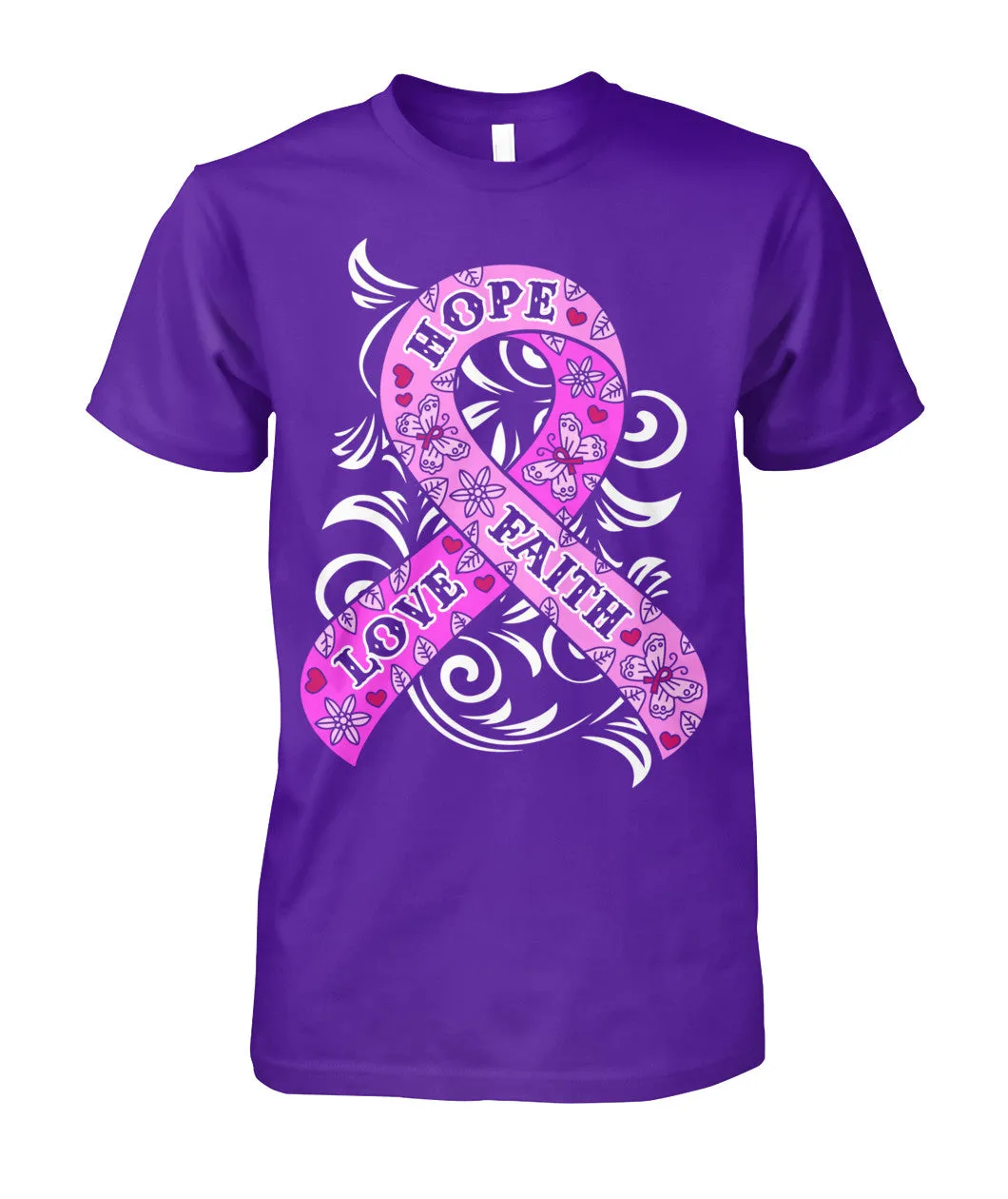 Hope Love Faith Shirts and Long Sleeves