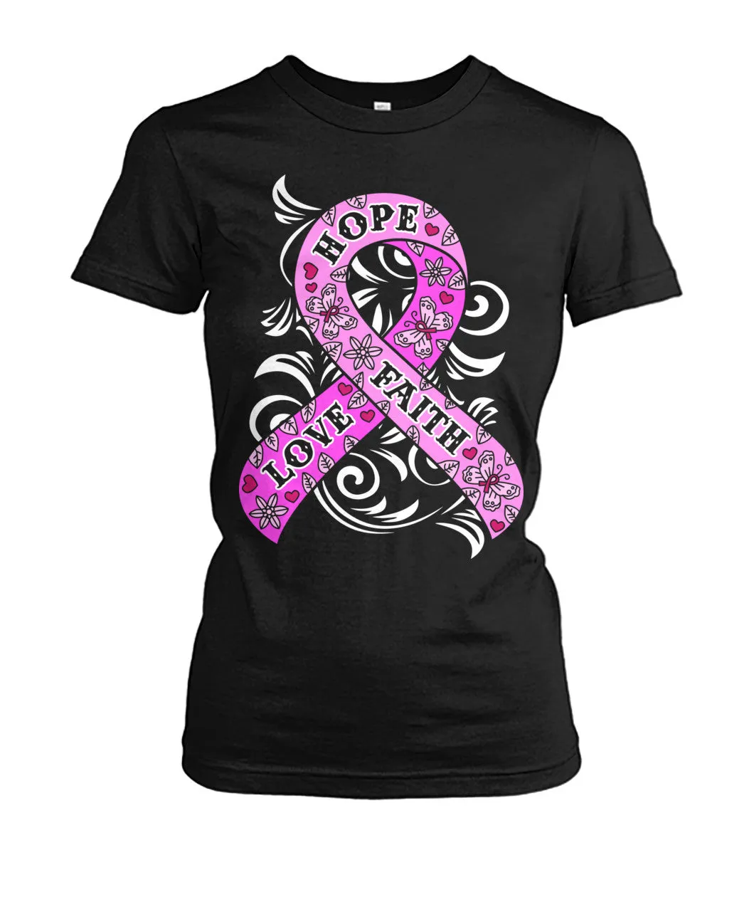Hope Love Faith Shirts and Long Sleeves