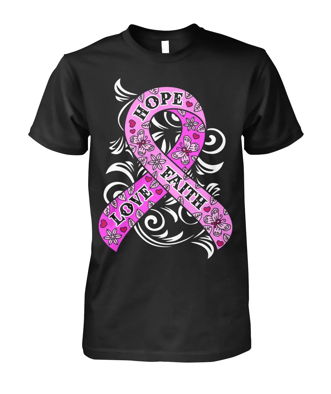 Hope Love Faith Shirts and Long Sleeves