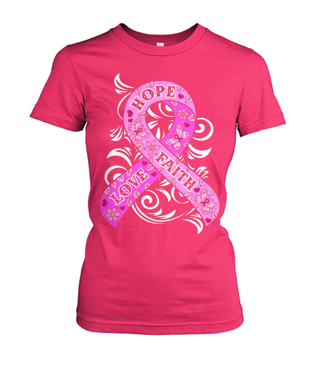 Hope Love Faith Shirts and Long Sleeves