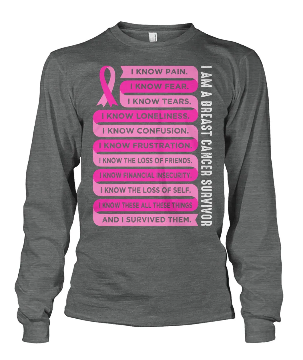 I am a Breast Cancer Survivor Shirts and Long Sleeves