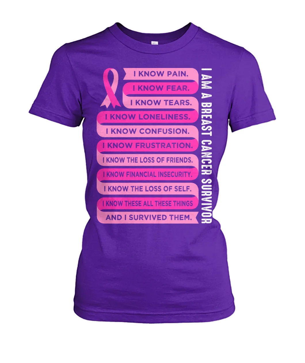 I am a Breast Cancer Survivor Shirts and Long Sleeves