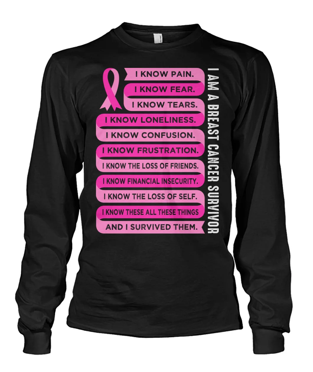 I am a Breast Cancer Survivor Shirts and Long Sleeves