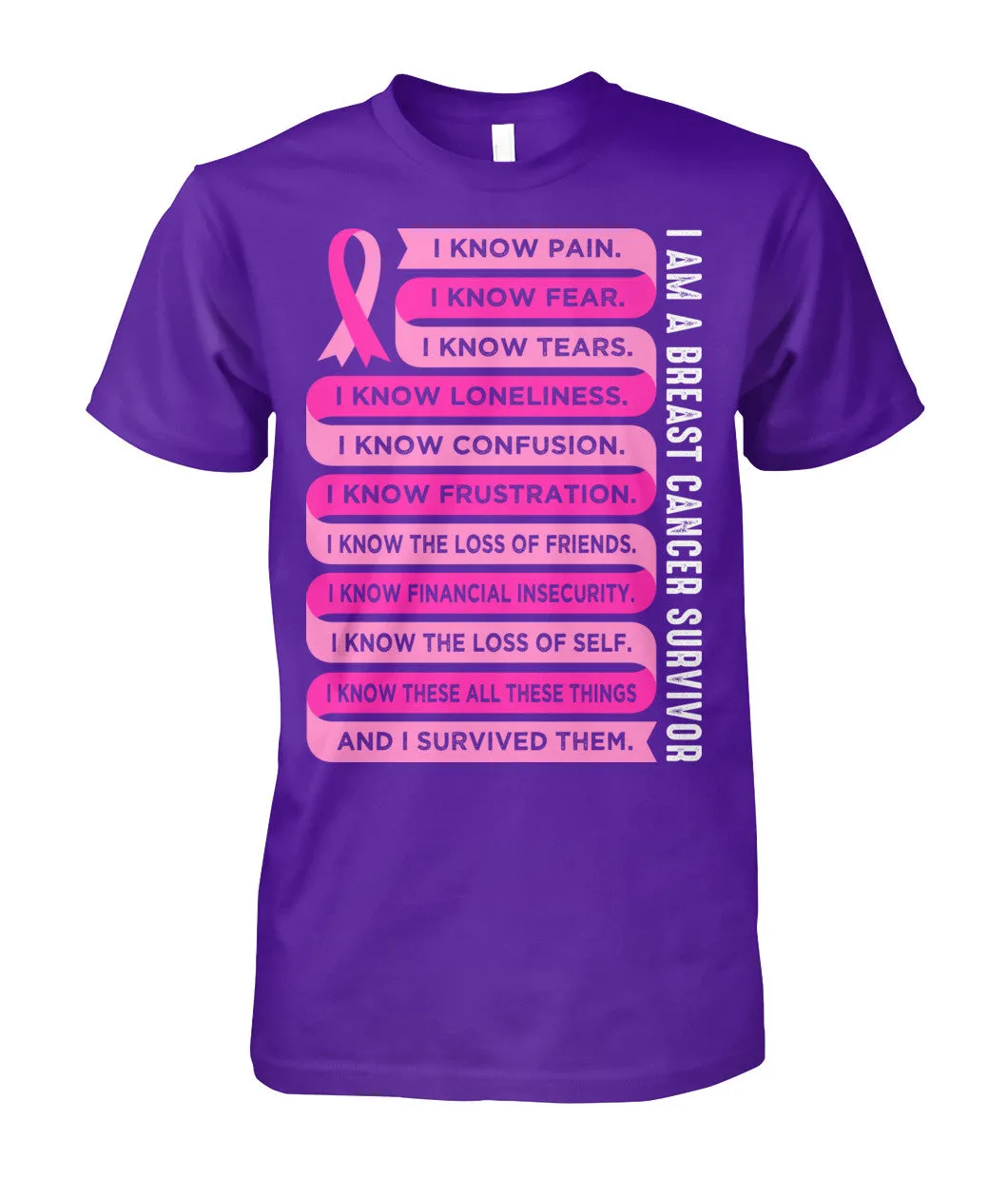 I am a Breast Cancer Survivor Shirts and Long Sleeves