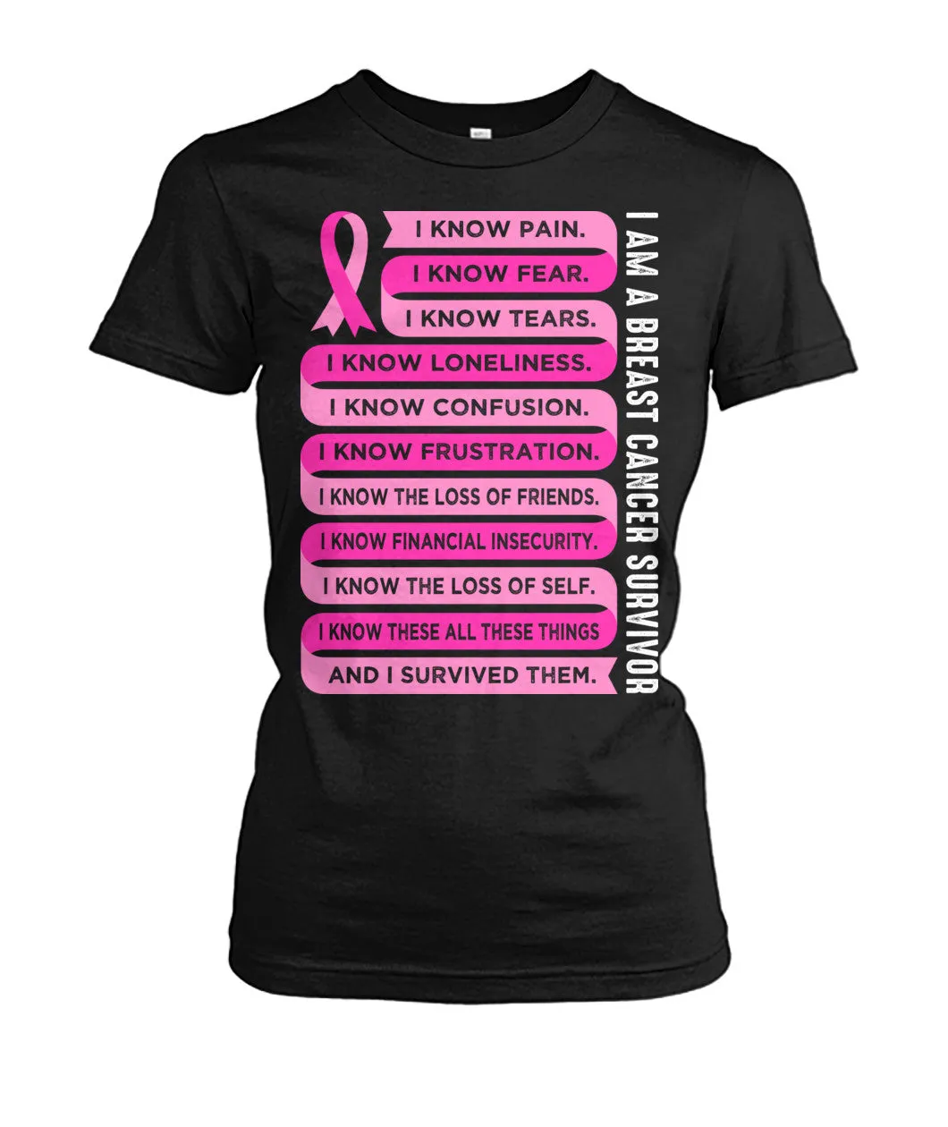I am a Breast Cancer Survivor Shirts and Long Sleeves