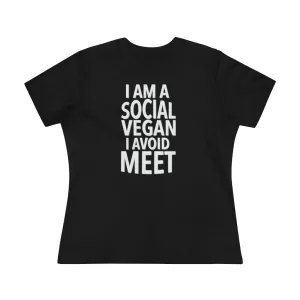 I AM A SOCIAL VEGAN I AVOID MEET