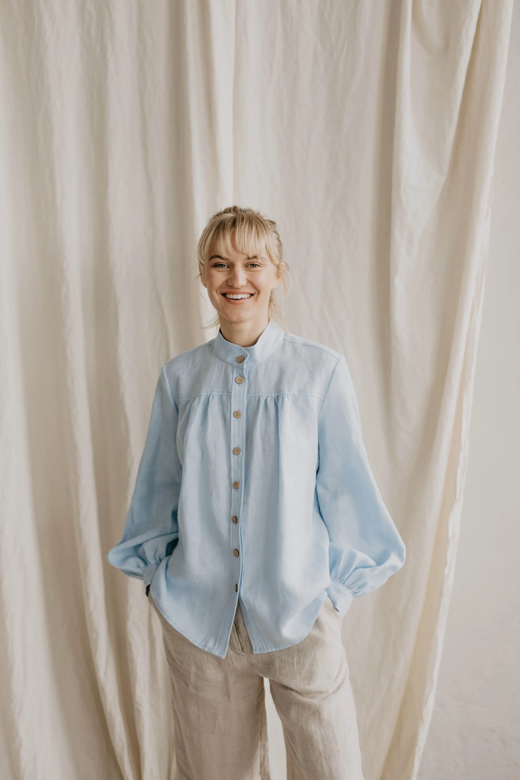 Indraja Women's Linen Shirt | Multiple Colours