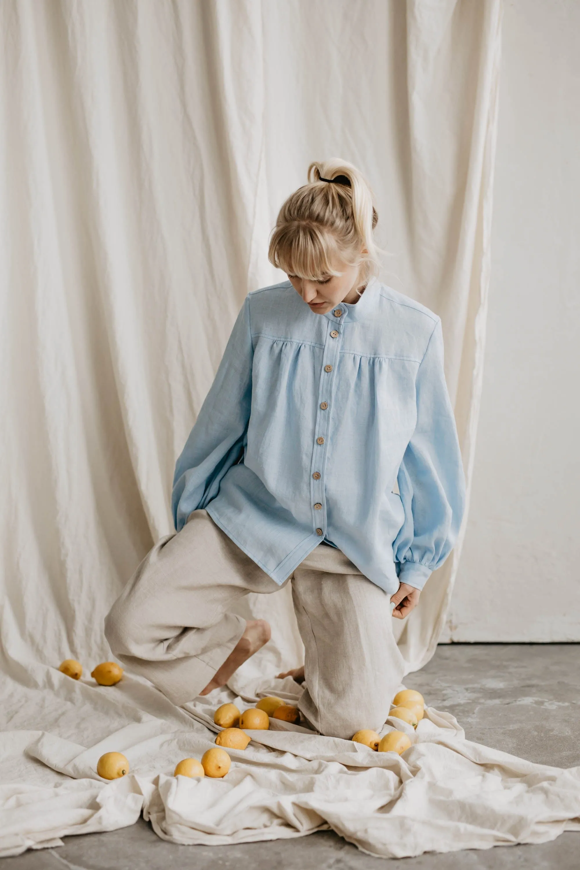 Indraja Women's Linen Shirt | Multiple Colours